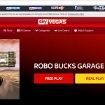 Robo Buck's Garage Sky Vegas Info Screen
