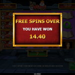 15 Free Spins Bonus Result